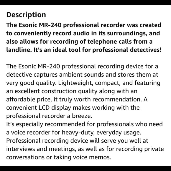 COPY - Voice recorder - Picture 3 of 6